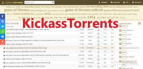 kickas torrent proxy list 2022.